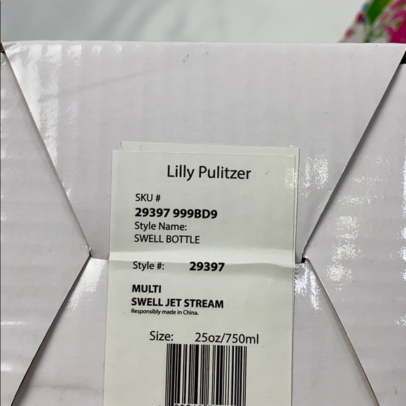 Lilly Pulitzer x Swell Jet Stream 25 oz Bottle NWT - Picture 6 of 6